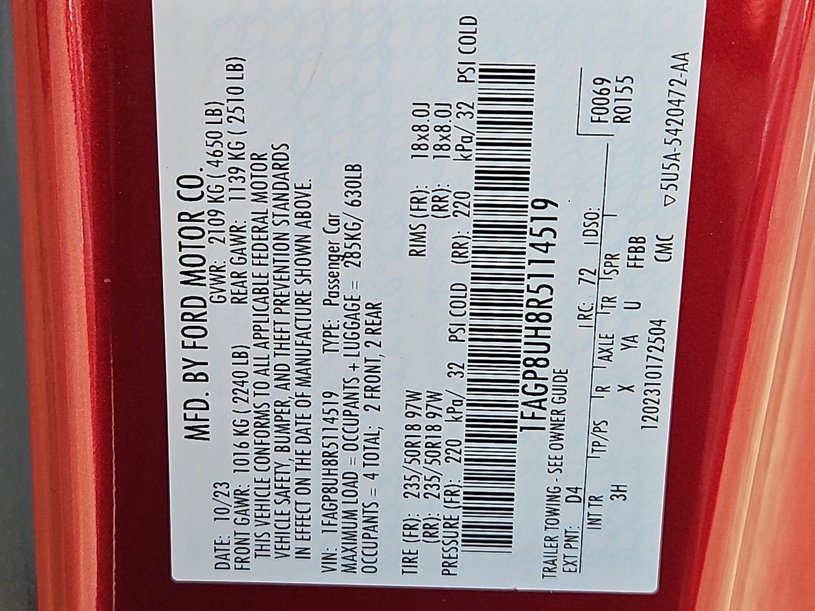 2024 Ford Mustang EcoBoost