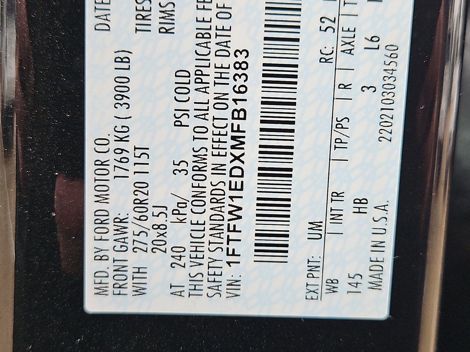 2021 Ford F-150 LARIAT