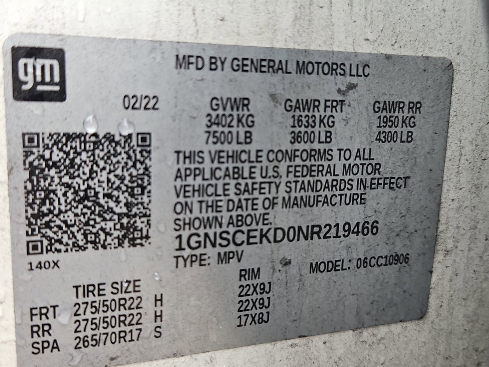 2022 Chevrolet Suburban RST