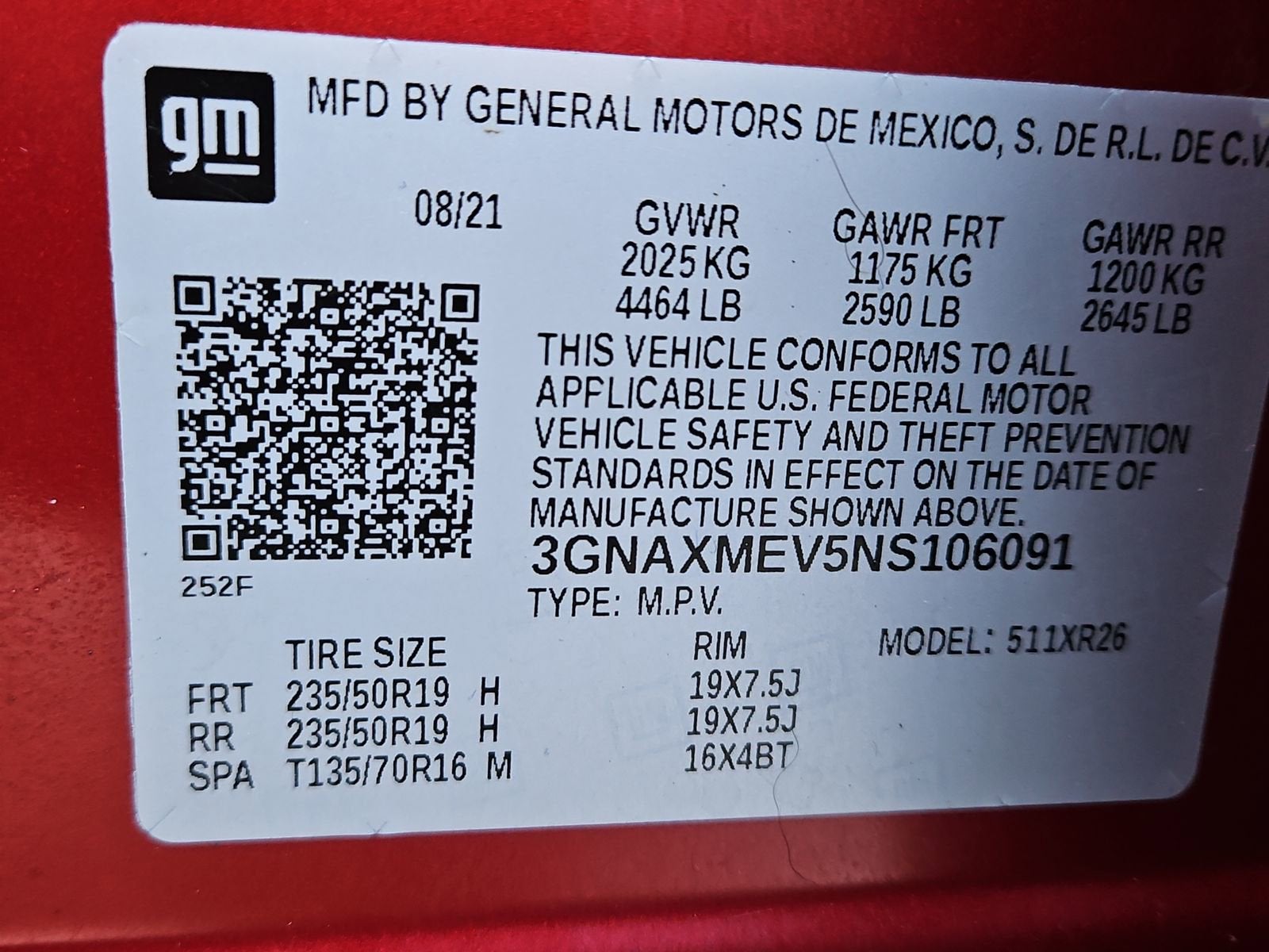 2022 Chevrolet Equinox RS