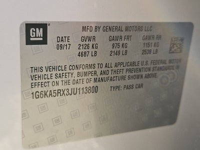 2018 Cadillac CT6 RWD