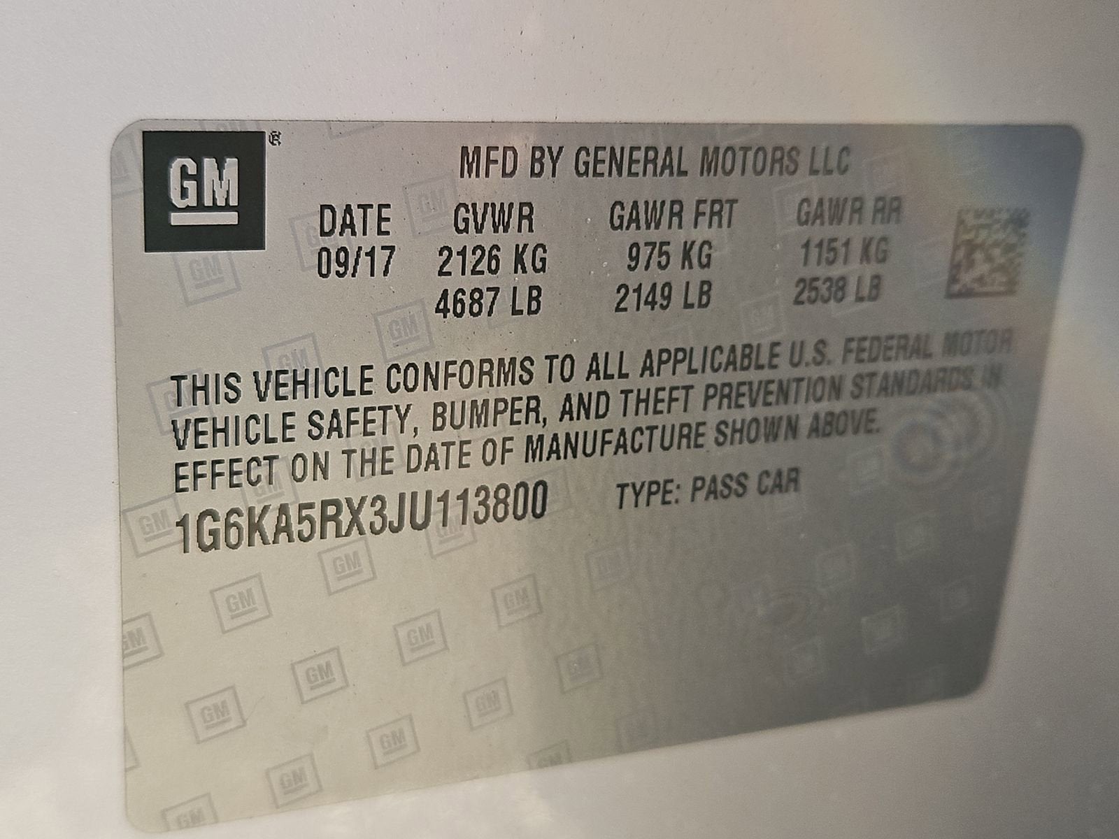 2018 Cadillac CT6 RWD