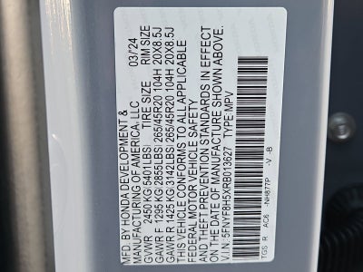 2024 Honda Passport AWD EX-L