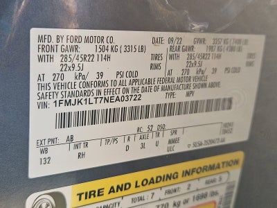 2022 Ford Expedition Max Platinum