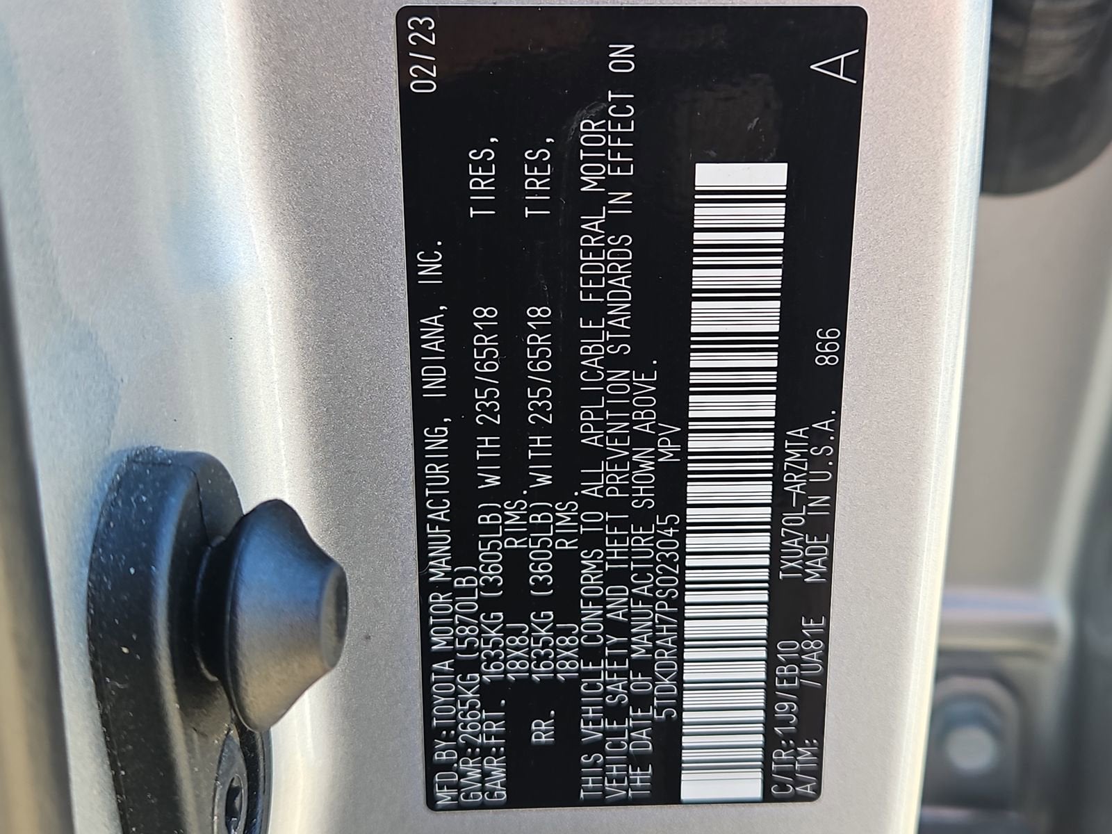 2023 Toyota Highlander XLE