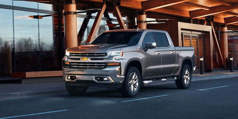 Chevrolet Silverado 1500 parked on road