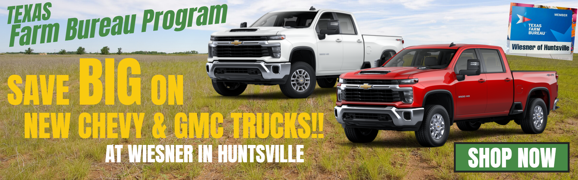 WIESNER OF HUNTSVILLE'S FARM BUREAU PROGRAM