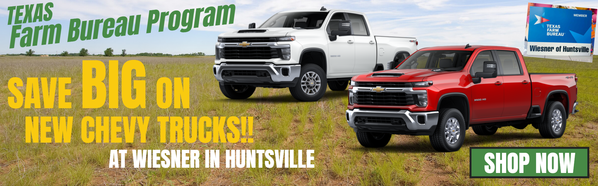 WIESNER OF HUNTSVILLE'S FARM BUREAU PROGRAM